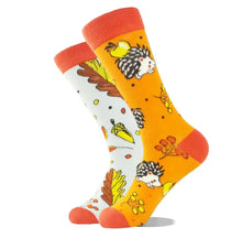 Charger l&#39;image dans la galerie, Autumn Themed Odd Paired Socks - Crazy Sock Thursdays
