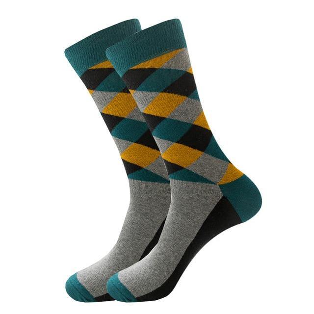 Benjamin Olive Crazy Socks - Crazy Sock Thursdays