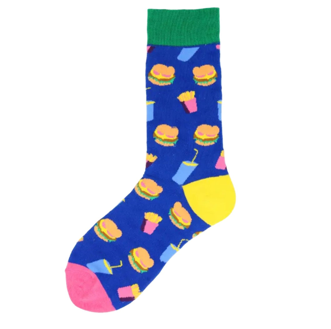 Burger Combo Crazy Socks - Crazy Sock Thursdays