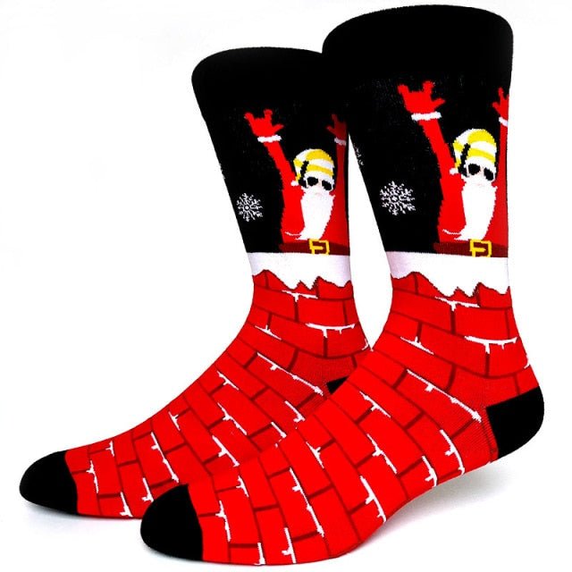 Cool Santa Crazy Christmas Socks - Crazy Sock Thursdays