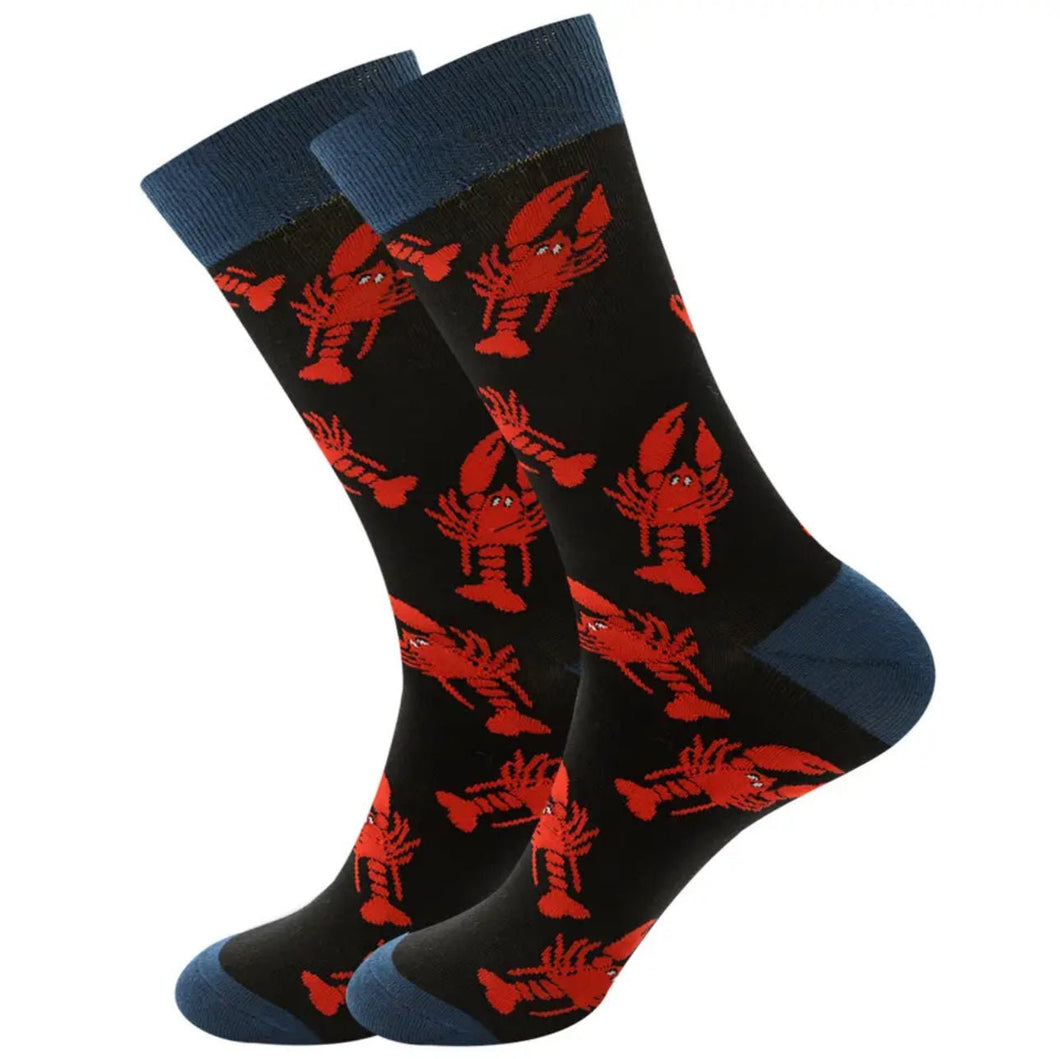 Fancy Lobster Crazy Socks - Crazy Sock Thursdays