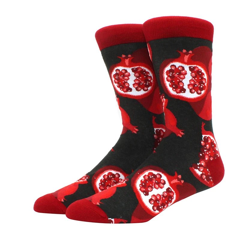 Pomegranate Crazy Socks - Crazy Sock Thursdays