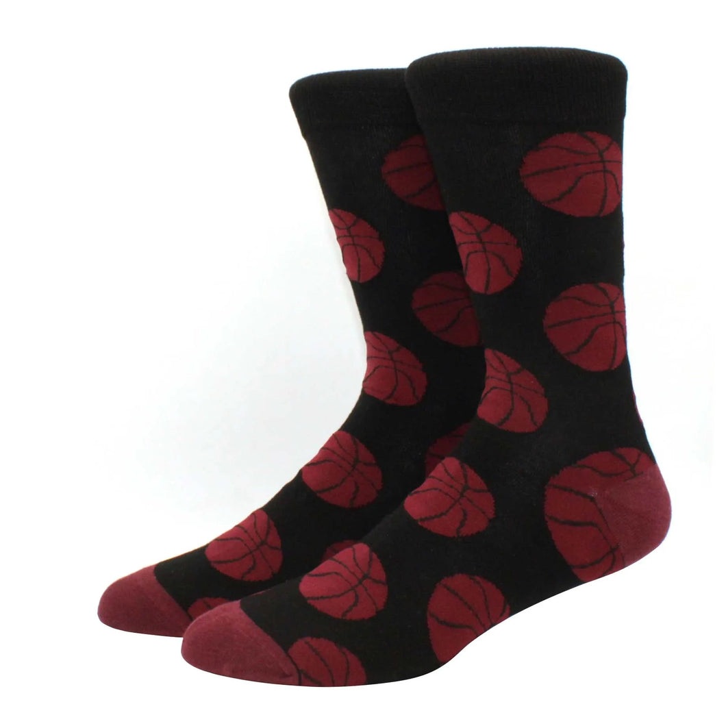 Subtle Basketball Crazy Socks - Crazy Sock Thursdays