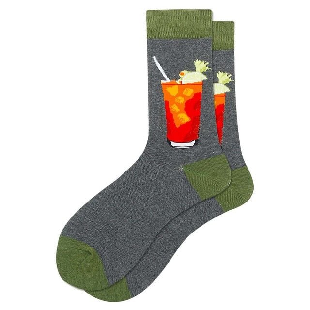 Summer Cocktail Crazy Socks - Crazy Sock Thursdays
